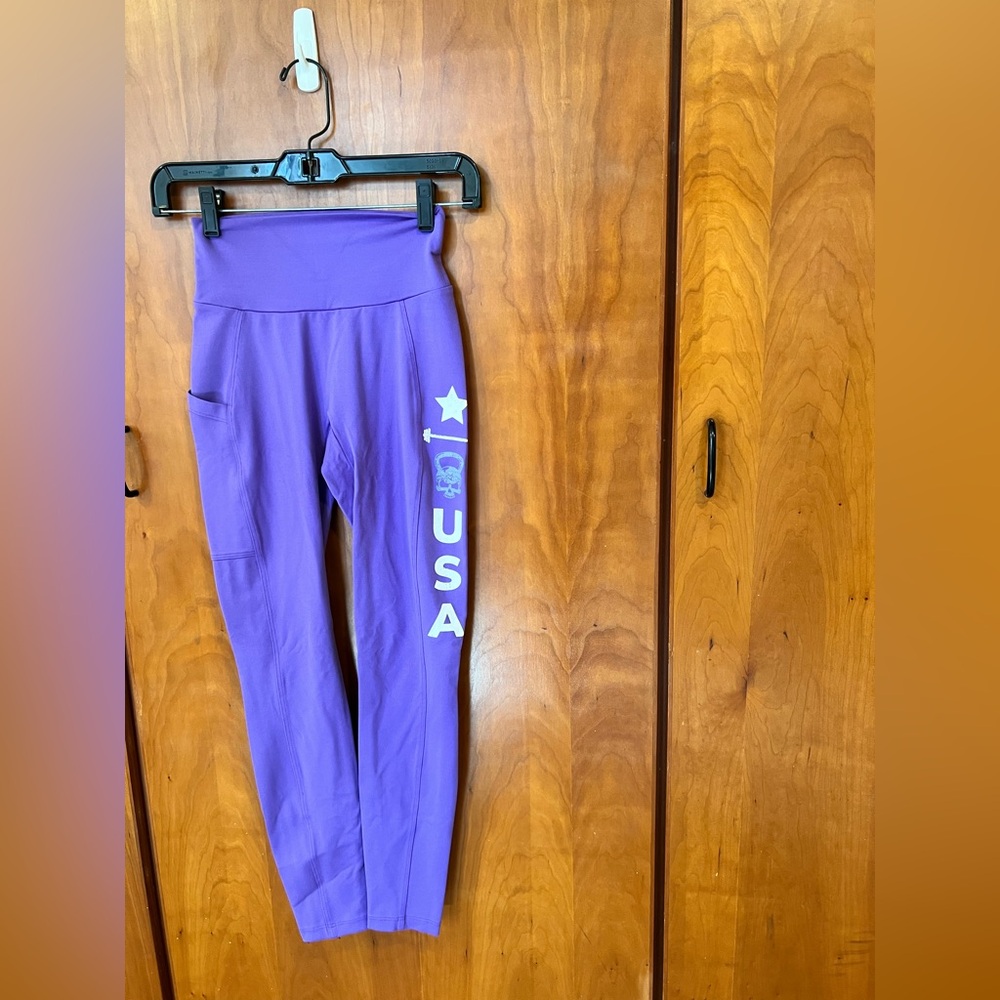 Purple Bombshell Sportswear Leggings